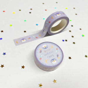 "Csicskítópingvin" washi tape